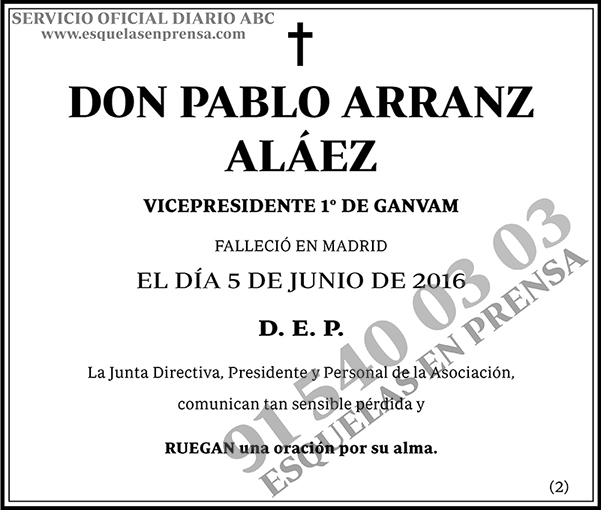 Pablo Arranz Aláez